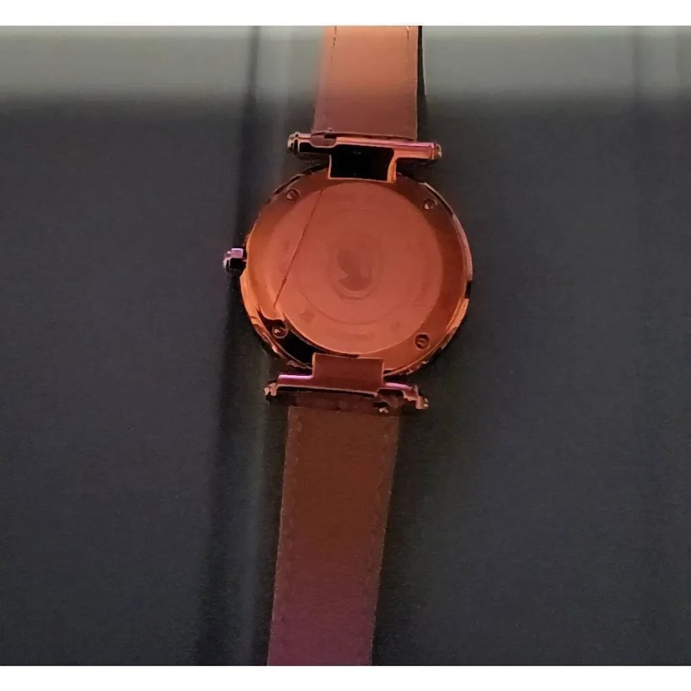 SWAROVSKI Women's Crystalline Wonder Watch~Swiss Made~Beige Strap/Rose Gold